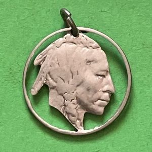 Indian head nickel pendant